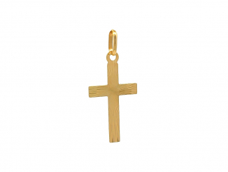 Zlatý prívesok Krížik PRI25804