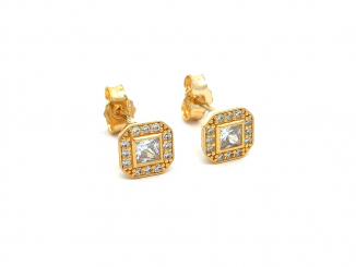 Zlaté náušnice DOP26309