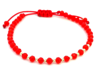 Zlatý šnúrkový náramok ZNS26409