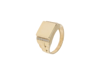 Zlatý pánsky prsteň PP016
