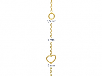 Zlatý náramok ZN251117