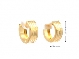 Zlaté náušnice kruhy KRU26305