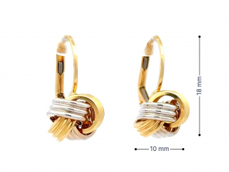 Zlaté náušnice NUP25918